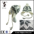 Jacquard Schnee Weihnachten Hut Winter Mädchen Beanie